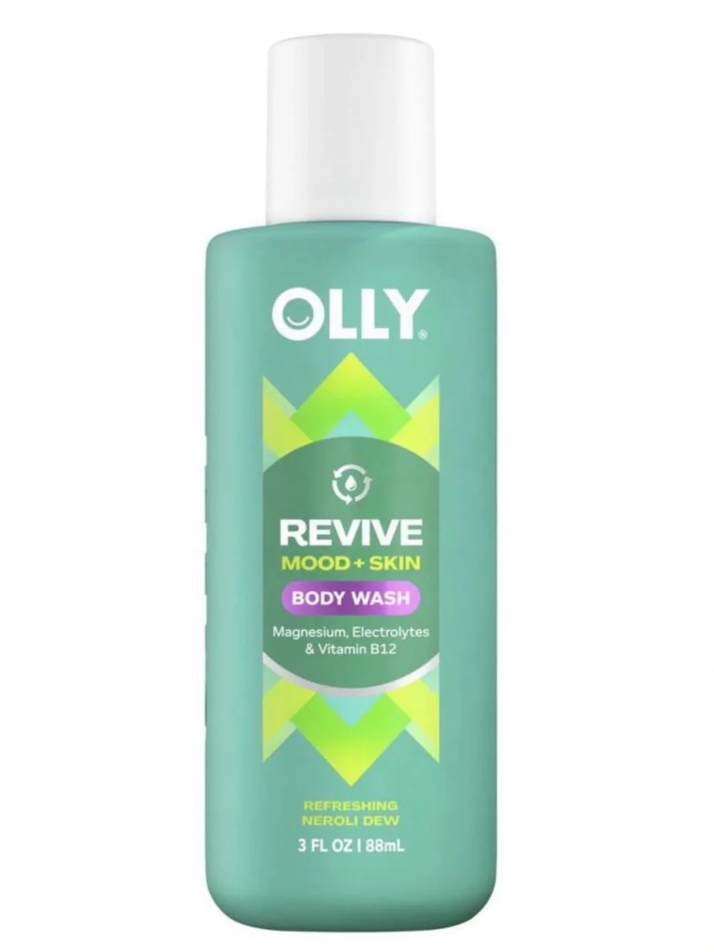 OLLY Revive Mood Skin Body Wash Travel Size 3oz Neroli Dew Magnesium B12 Sealed